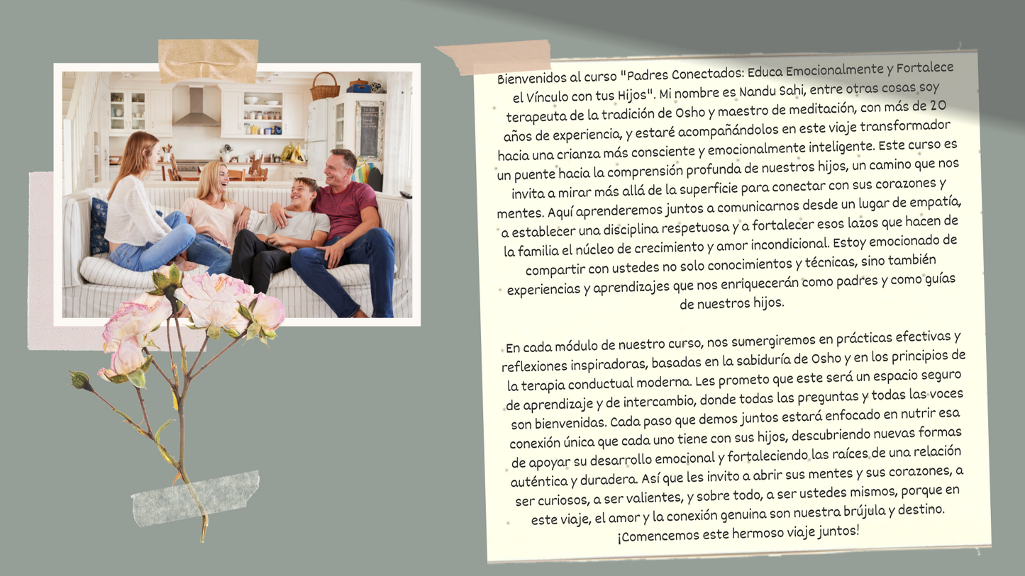 Padres Conectados: Educa Emocionalmente y Fortalece el Vínculo con tus Hijos.