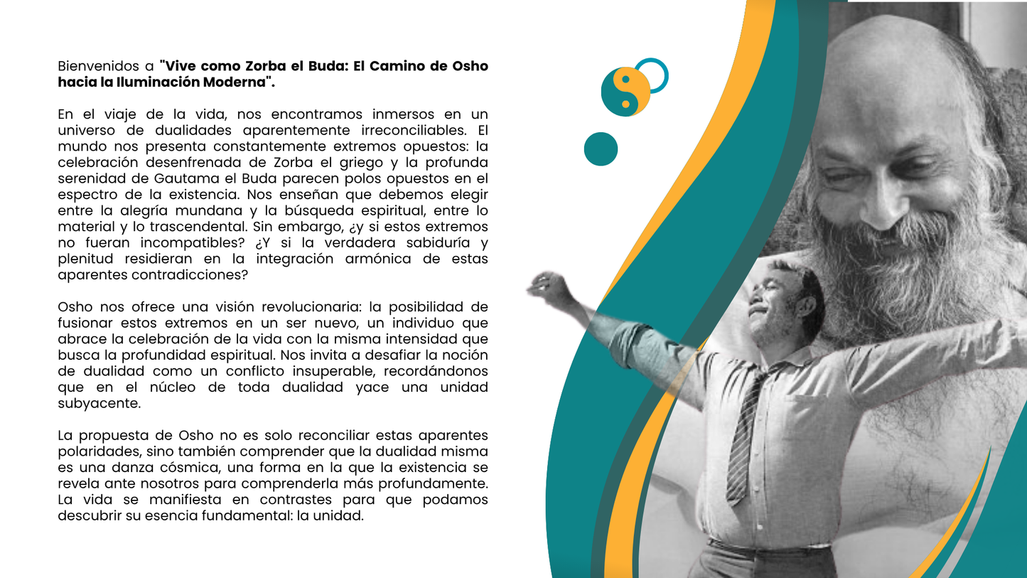 Vive como Zorba el Buda: El Camino de Osho hacia la Iluminación Moderna