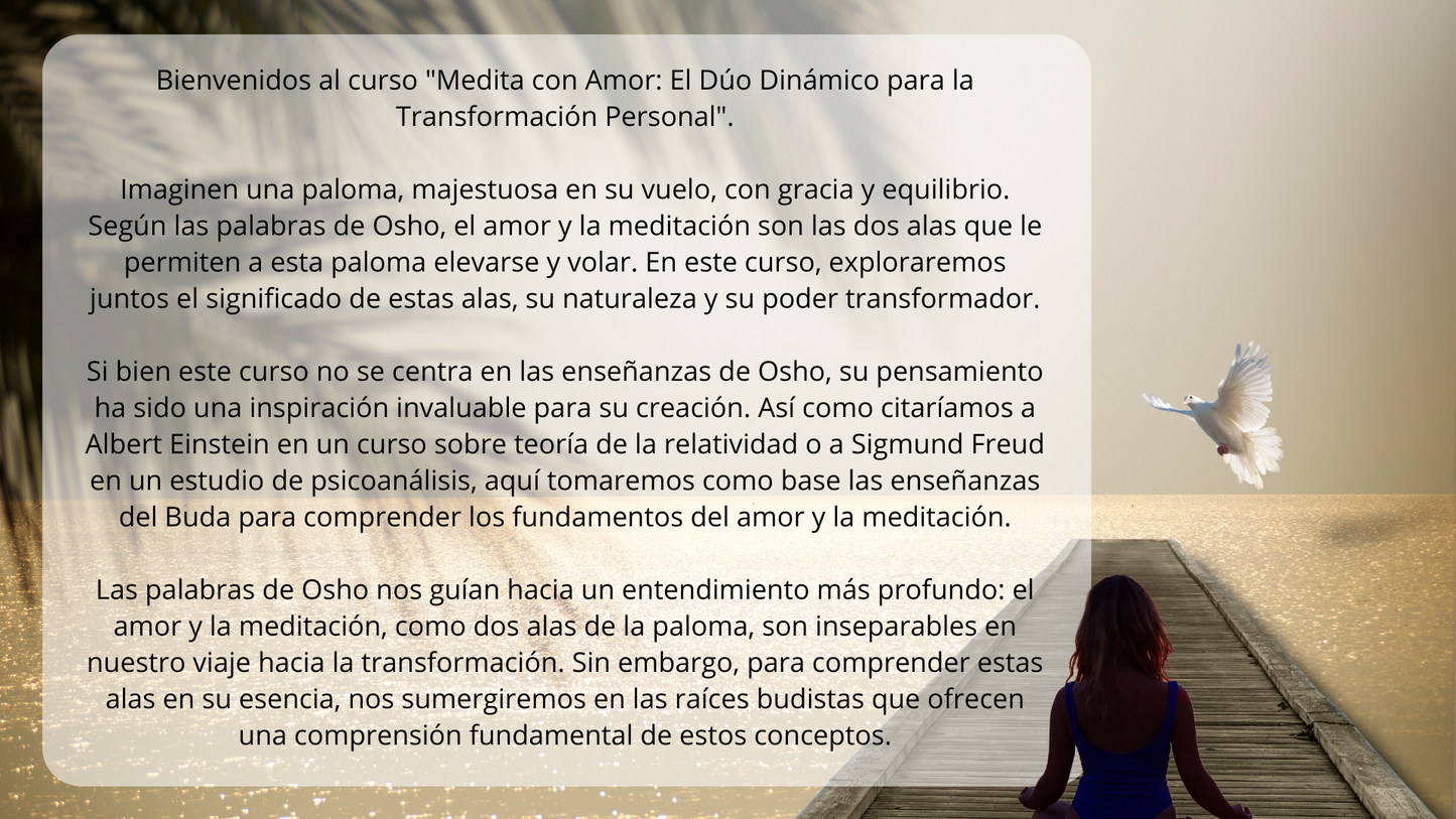 Medita con Amor: El Dúo Dinámico para la Transformación Personal.