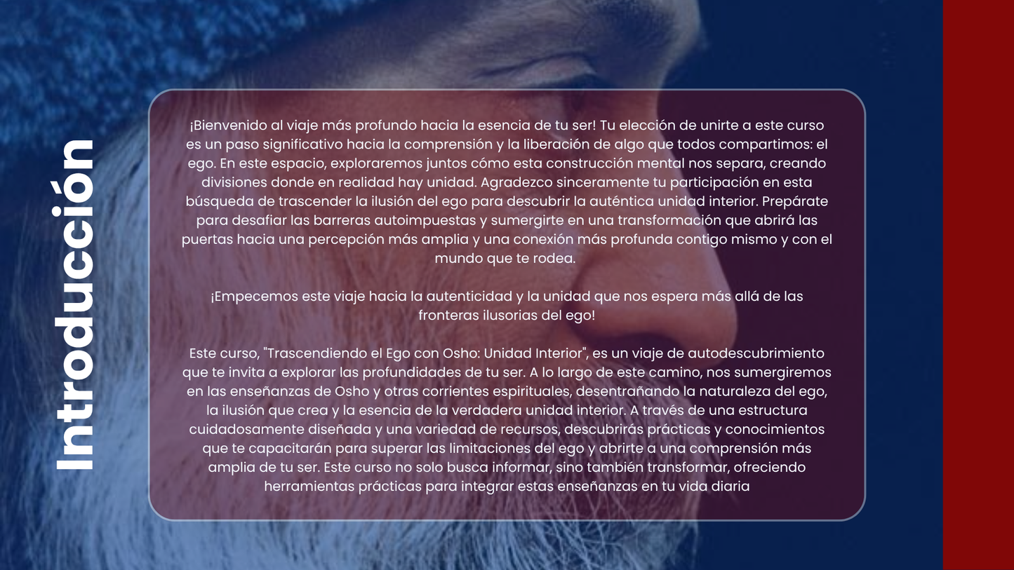 Trascendiendo el Ego con Osho: Unidad Interior