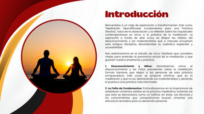 Meditación Desmitificada: Fundamentos para una Práctica Efectiva.