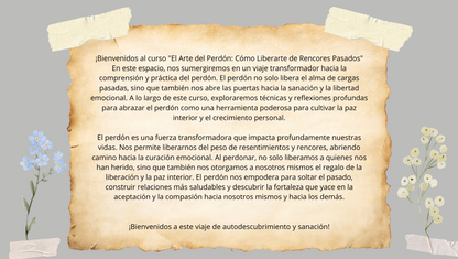 El Arte del Perdón: Cómo Liberarte de Rencores Pasados
