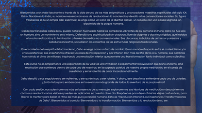 Revolución Interior: Las Enseñanzas Transformadoras de Osho