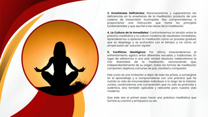 Meditación Desmitificada: Fundamentos para una Práctica Efectiva.