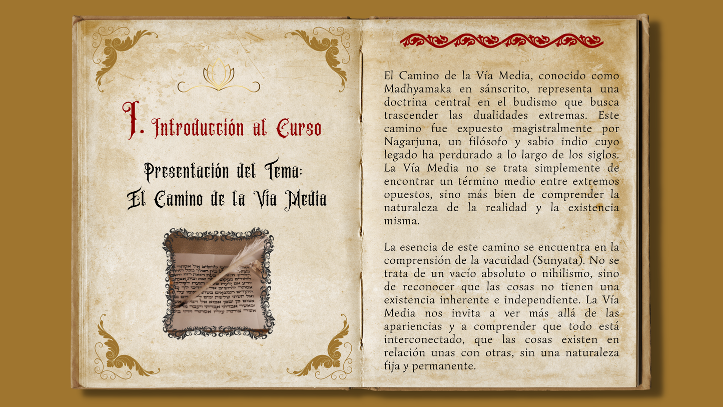 Nagarjuna y la Vía Media: Un Curso de Filosofía Transformadora’