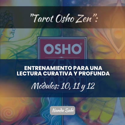 Tarot Osho Zen. Módulos: 10, 11 y 12. (Online)