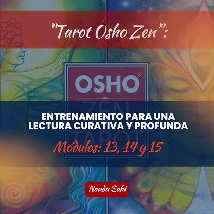 Tarot Osho Zen. Módulos 13, 14 y 15. (Online)