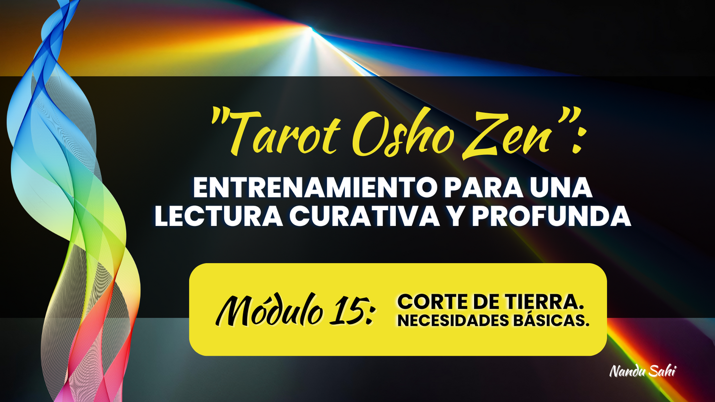 Tarot Osho Zen. Módulos 13, 14 y 15. (Online)